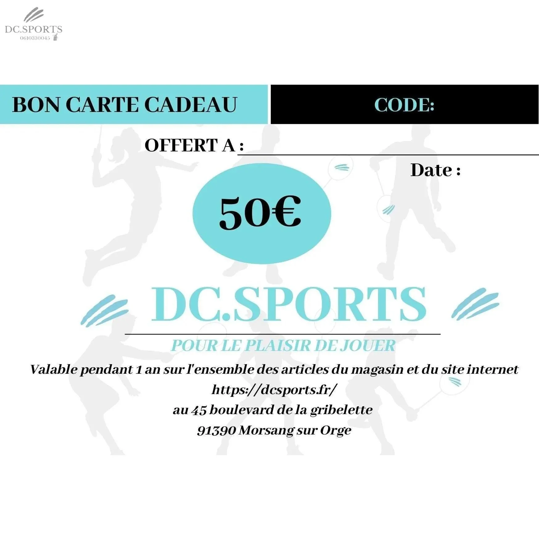 Carte Cadeau DC.SPORTS - Image 4