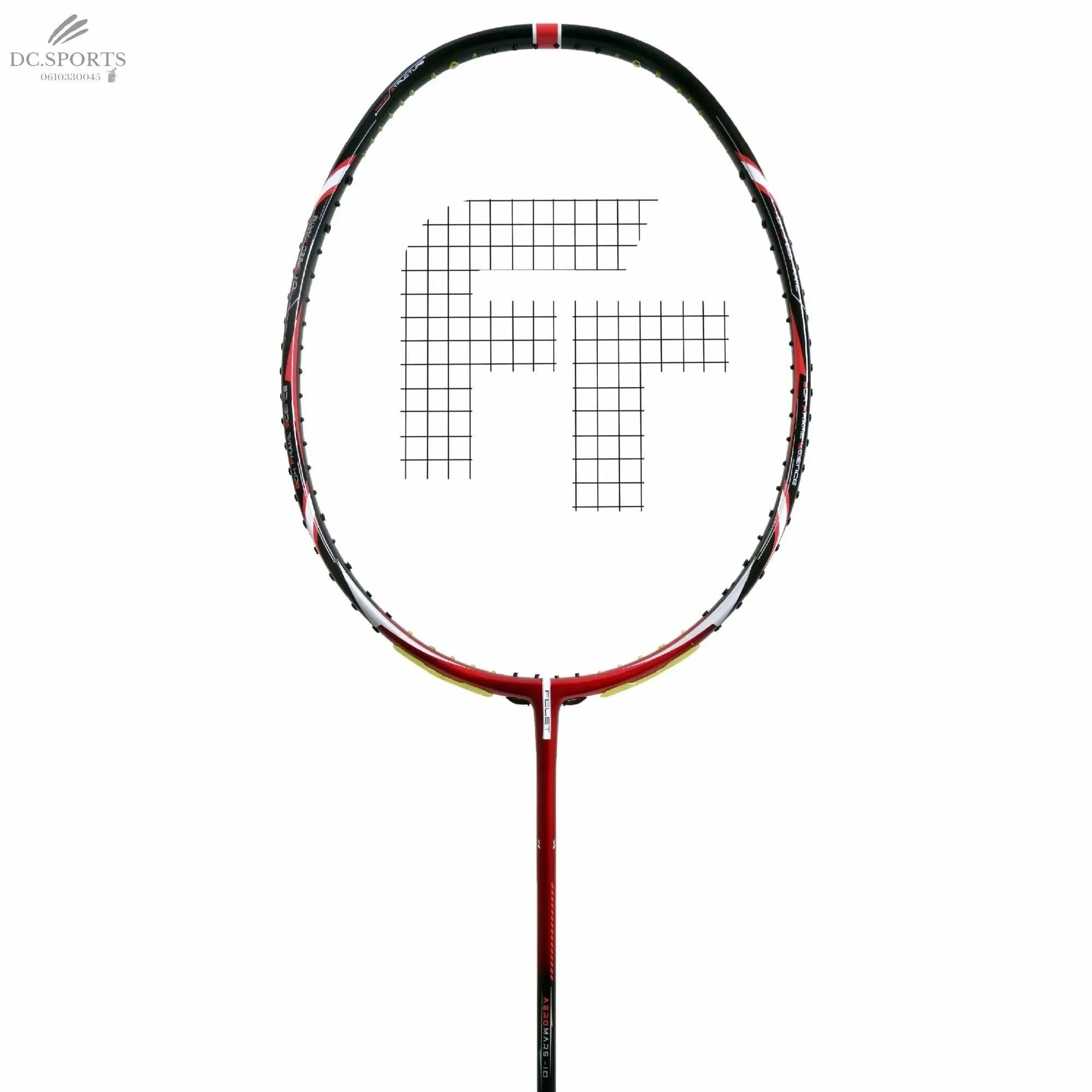 Raquette De Badminton Felet Aero Mars 10 Rouge 4U - Image 5