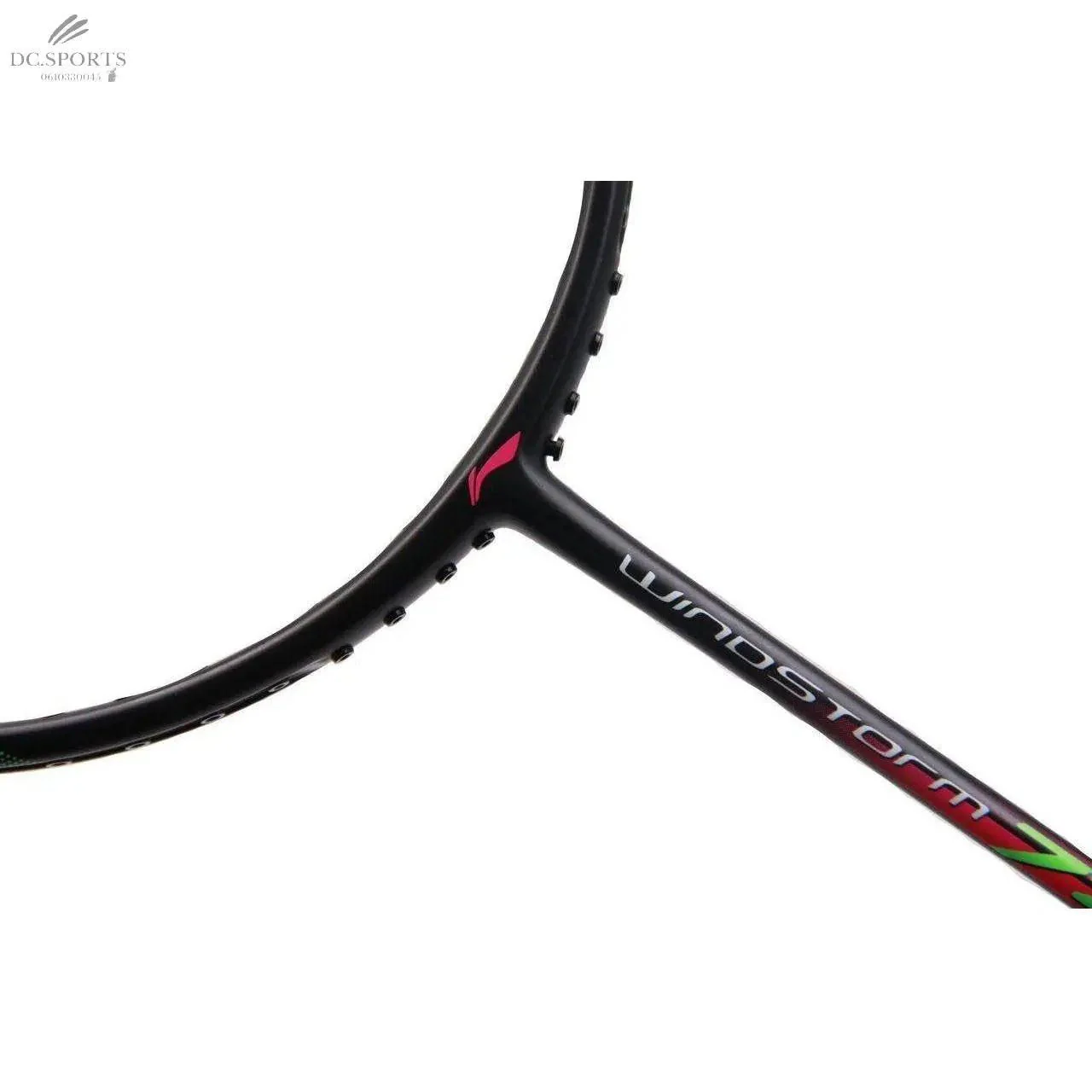 Raquette De Badminton Li-Ning Windstorm 72 Noir/Bleu (Non cordée) - Image 4