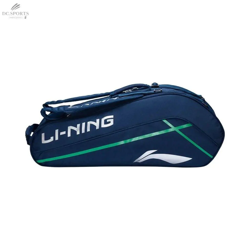 Sac Li-Ning ABJT059-2 DoubleThermo Bleu pour 6 Raquettes et Compartiment à Chaussures - Image 3