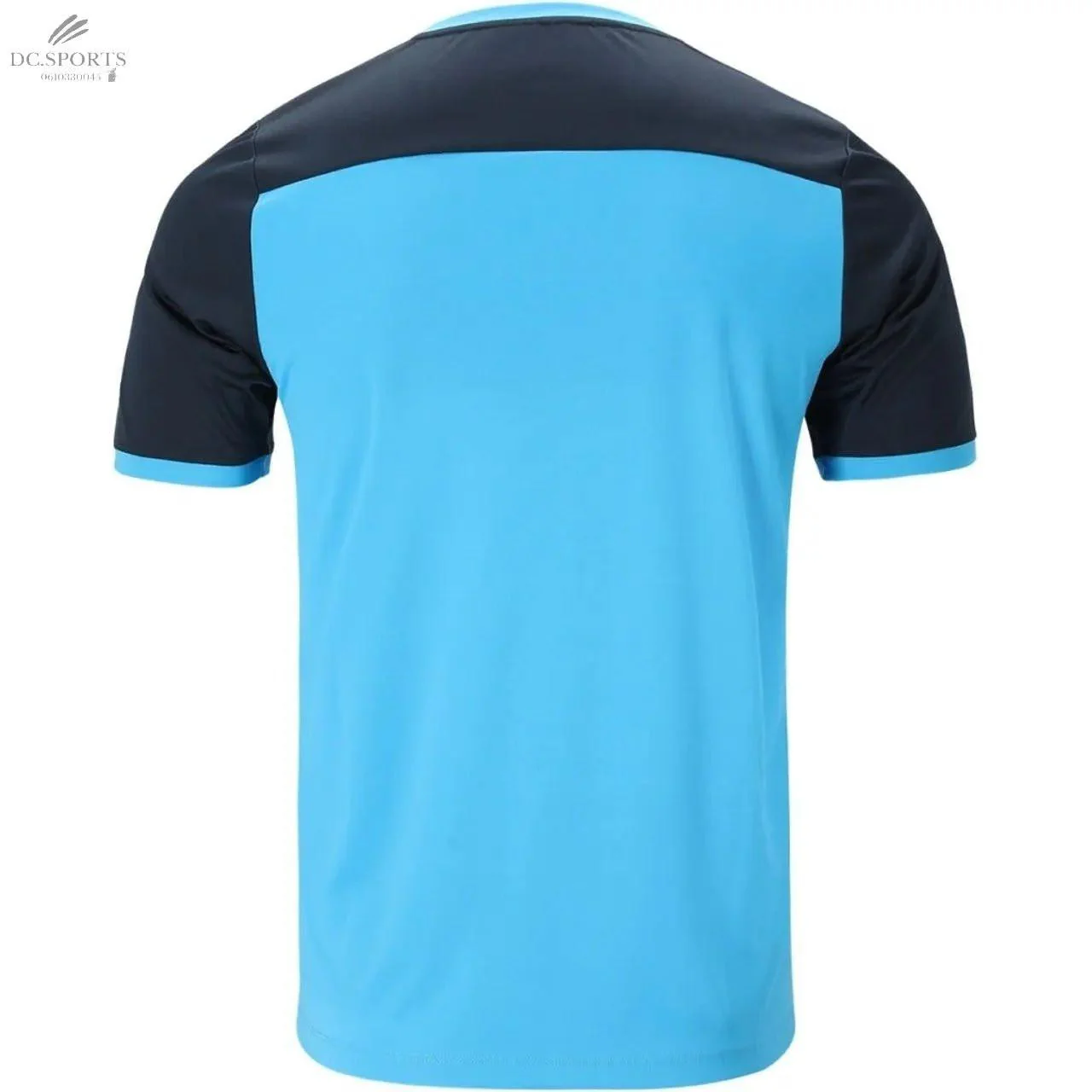 T-Shirt FZ Forza Check Bleu Homme - 100% Polyester Recyclé, Technologie DryForze, Confort Optimal - Image 3